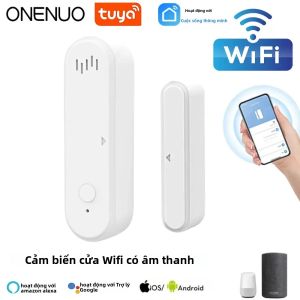 ONENUO Tuya Cảm Biến Cửa WiFi Thông Minh 80dB Cảm Biến Cửa Sổ/Cửa Báo Động Với Tích Hợp Ứng Dụng Cuộc Sống Thông Minh Cho An Ninh Gia Đình