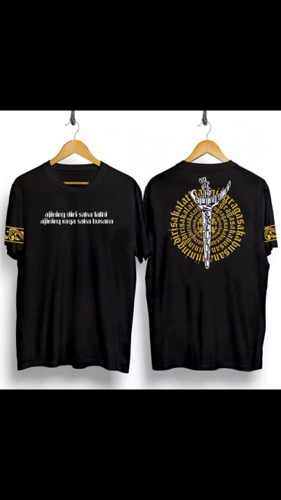 Arsyla BAJU KAOS KATA KATA JAWA WAYANG KULIT / KAOS KERIS JAWA HITAM NAVY / KAOS AJINING LATHI / KAOS GETIH SUNDA / BAJU KAOS DISTRO PRIA WANITA TERBARU TERMURAH / BAJU KAOS POLOS MURAH