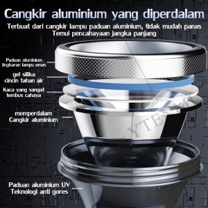 300 WATT penyinaran 10.000 meter Sangat terang senter kepala jarak jauh Anti Air Jarak Jauh senter super terang kepala senter kepala super terang darurat stong light Headlamp senter100000 lumens ori lampu senter kepala