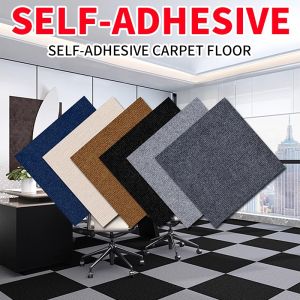 [SG] Carpet Tiles Self Adhesive 30x30CM Splicing Carpet Anti Slip Mat Childrens Carpet Pets Carpet For Wooden Floor/Tiles/Hard Floor