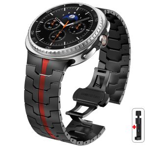 Titanium Strap For Samsung Galaxy Watch 8/8Classic 40/44/46mm Stainless Steel Band For Samsung Galaxy Watch Ultra 2025/2024 47mm