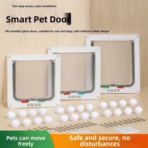 FEIZHUXIANSEN | Bi-directional Access Pet Door for Cats and Small Dogs