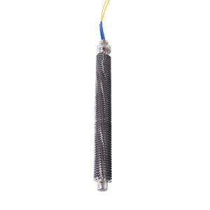 16*280mm 1KW 220V Single Head Fin Heating Element Cartridge Heater Electric Heating Tube with FinHeat Sink Air Heating Rod