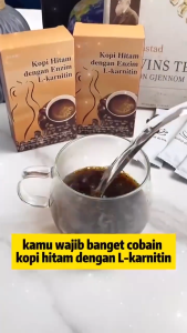 Halal Black coffee sugar free Kopi Hitam dengan Enzim L-karnitin Slimming Diet Coffee 纯黑咖啡 左旋肉碱减肥咖啡 无糖 燃脂排油减脂速溶咖啡