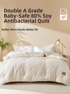 JIEMAIYA | All-Season Quilt with 80 Percent Soy Fiber 200x230cm