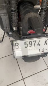 Dudukan Cover Acrylic Plat Nomer Kendaraan PxT 29x11cm