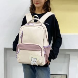 New Korean style backpack for women 16 inches Large capacity waterproof travel computer bag