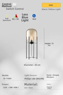 GAOBIGEGE | Modern Stylish Floor Lamp and Glass Table Lamp