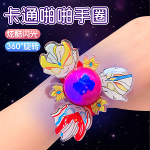 Đồ Chơi Vòng Tròn Hoạt Hình Cho Trẻ Em Spiderman Spinning Glow-in-the-dark Đồ Chơi Vòng Tay Xoay Cho Bé Trai Đồ Chơi Giải Trí