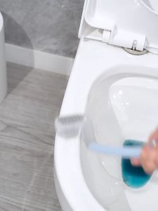 [MHS] Tongkat Sikat Toilet Wc Sikat Pembersih Toilet Silicon