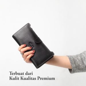 Dompet Kulit Wanita Bahan Kulit Sapi Premium Evelyn Lucu