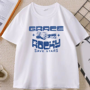 Sanrio | Grace Rocky Save Stars T Shirt Project Hail Mary Tshirt Rocky Alien Friendship Sci-Fi Space Graphic Tee Book Lover Clothing