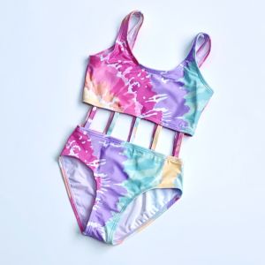Long Sleeve Sun Protection Swimwear for Girls