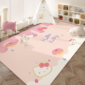 Living Room PVC Leather Floor Mat Waterproof Wipe Clean Game Mat Baby Childrens Room Anti-Slip Carpet Home Decorative Rug