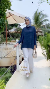 [PROMO] ATASAN OVERSIZE WANITA MOTIF HIJAB YANG LAGI VIRAL  BLOUSE OVERSIZE  BATWING NYAMAN LEMBUT BAHAN TEBAL BASIC POLOS