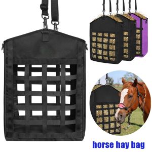 1PCS Haylage Net Bag Durable Horse Care Products Small Holed Hay Net Haynet Equipment Slow Feed Hay Feeder Net Bags for Horse