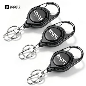Booms Fishing | 3 Chiếc Móc Khóa Thu Vào RG1 Dây Câu Cá Chống Gỉ Dễ Tháo Lắp Kèm Móc Giữ Thẻ Phụ Kiện Cần Câu Cá