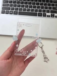 INS Thời Trang Đôi Cánh Thiên Thần 3in Đựng Thẻ Y2K Phong Cách Hàn Quốc Trong Suốt Túi Đựng Thẻ Mặt Dây Chuyền Cho Bé Gái Thần Tượng Lưu Trữ Ảnh Quà Tặng
