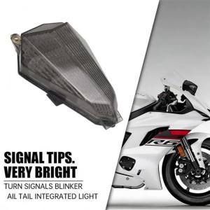 Motorcycle Tail Light Brake Signal Turn Signal Smoke Lence Yellow Red LED Light For YZF-R6 YZF R6 06-12 2007 2008 2009 2010 2011