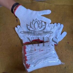 Isi 1 Lusin 12 Pasang ( 24 pcs ) Sarung Tangan Rajut Tebal Pelindung segala jenis pekerjaan