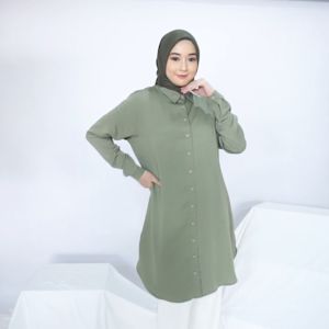 Nafisa Aeris - Tunik Wanita Casual Atasan Masa kini Ukuran Lengkap