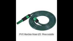 REVO Heavy-Duty PVC Garden Water Hose with Fittings – 5m to 30m