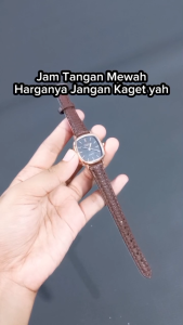Jam Tangan Wanita 03 Persegi Elegan Strap Polyurethane Fashion Kasual Stylish Berkualitas Tinggi