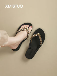 XMISTUO | Stylish Crystal Slip-Resistant Thick Sole Sandals Wedge