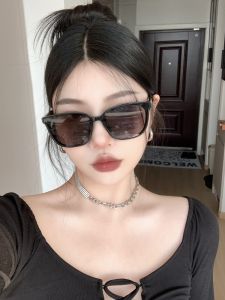New 2025 GM Sunglasses Women Trendy Korean Retro Spicy Girl Integrated Slimming High Quality Internet Famous Sun Glasses