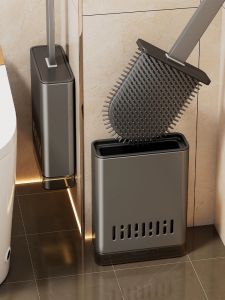 Hourleey | Silicone Wall-Mounted Corner-Free Household Toilet Brush