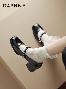 Daphne | Comfortable French Mary Jane Shoes Heeled