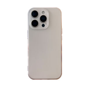 elam | Slim Semi-transparent Frosted Silicone Case Precise Hole Full Cover for Camera Male Users