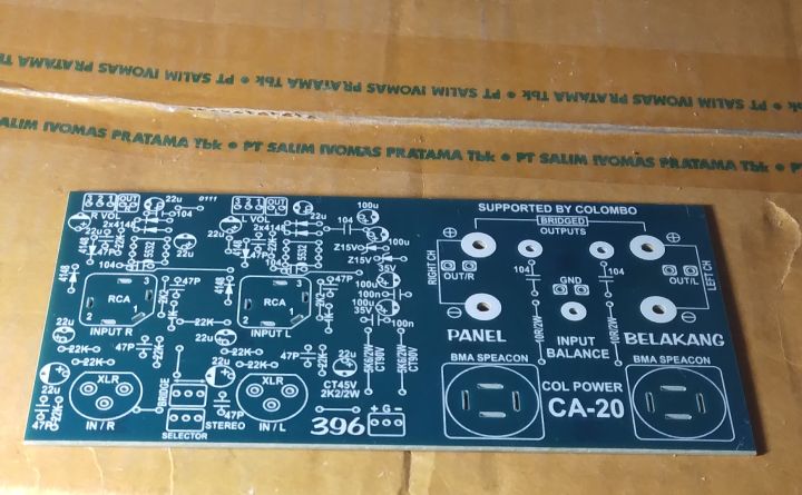 PCB PANEL INPUT BALANCE STEREO | Lazada Indonesia