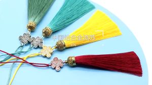 (combo 5 cái)Tua rua cổ trang thắt nút nhiều màu Nguyên liệu làm trang sức cổ trang Nguyên liệu diy