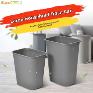 SUPER CLOUD GROUP | Large Capacity Commercial Rectangular Open Top Trash Bin