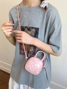 Mini Polka Dot Crossbody Bag for Women Elegant Versatile Small Square Bag Casual Style Single Shoulder Strap Daily Use