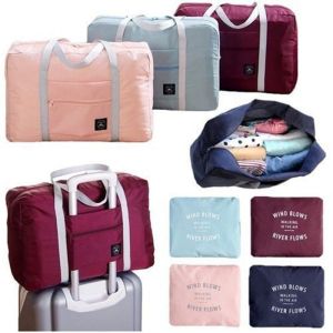 Foldable Travel Bag Large Capacity Waterproof Storage Carry Bag Portable Clothing Storage Bag