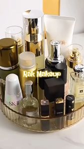 Gratis Ongkir  -  Storage Kosmetik Putar Elegan / Rak Makeup Aesthetic