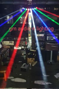 Lampu Panggung Stage light 8 Eyes Beam light 8x10w RGBW