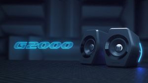 HECATE G2000 /G2000 Pro ลำโพงเบสหนักๆ 2.0 เชื่อมต่อผ่าน aux 3.5 มม. และ USB นิ้ว มีกำลังขับ 32 วัตต์ ไฟ RGB และการปรับแต่งเสียง ลำโพงคอม