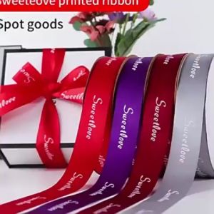 Better Home - Ribbon Sweet Love / Pita Kado 25cm / Pita Roll Meteran / Floral Ribbon EMYCC