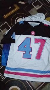 Jersey Custom RzQ Oversize Hitam Casual Plus Size dengan Logo Personalisasi