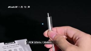 JCALLY JM12 Digital Audio Adapter Type-C to 3.5mm HIFI Sound DAC Decoder Headphone Amplifier for Phone PC Audio Cable
