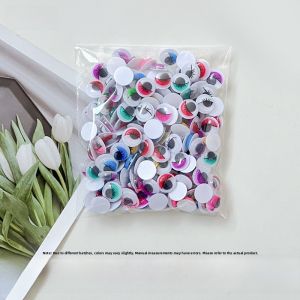 DIY Eye Stickers Handcraft Plastic Ball Activity Kit for Children Art Crafts Materials Kindergarten Small Animal Eye Stickers