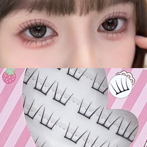 Self-Adhesive No-Glue Eyelashes Ultra-Thin Sheet Series False Eyelashes Zero Touch Feeling Lash Clusters For Natural Look