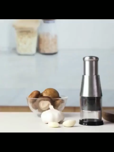 Food Chopper Manual Hand Press Kitchen Garlic Onion Vegetable Processor Chopper Cutter Dicer 手压捣蒜器