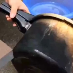 Spon panci besar spon panci tebal sikat panci karatan pembersih panci piring spon dapur MLH L14