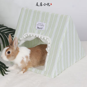 Guinea Pig Shelter Tent Guinea Pig Bed Rabbit Nest Hammock Tent Covering Curtain Summer Winter Supplies