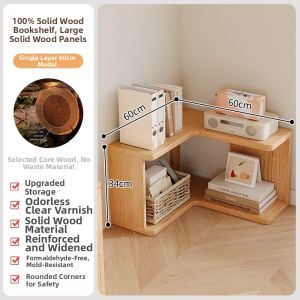 Corner Standing Wall Bookshelf