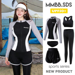 MIMIBABI | UV Protection Quick Dry Ladies Wetsuit for Jellyfish Swimsuit Set